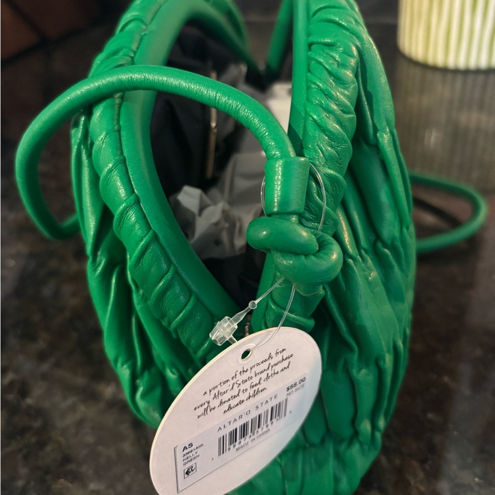 Elegant Green Women's Mini Bag from Altar’d State- Brand NEW Never Used